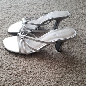 Simple Silver Heels